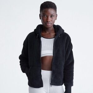 Calvin Klein Performance Sherpa Full-Zip Hooded Jacket